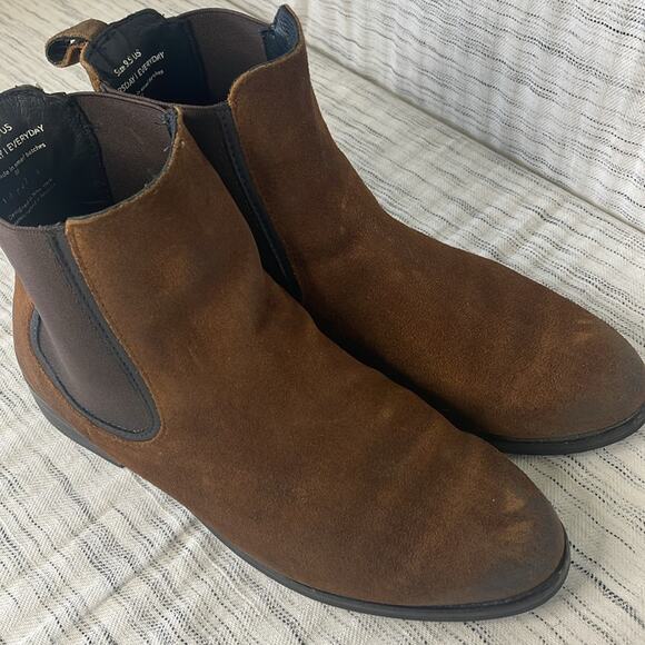 Thursday Boot Company Duchess Chelsea Boots Pull On Brown Leather Women's 9.5 - Picture 4 of 12